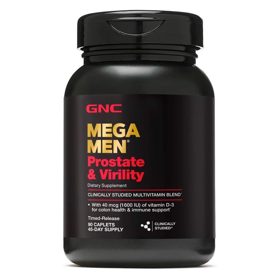 Cápsulas GNC Mega, para la próstata y virilidad para hombres