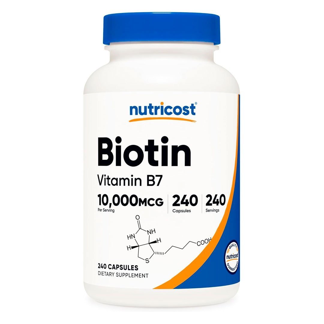 Suplemento Nutricost Biotin (Vitamina B7)