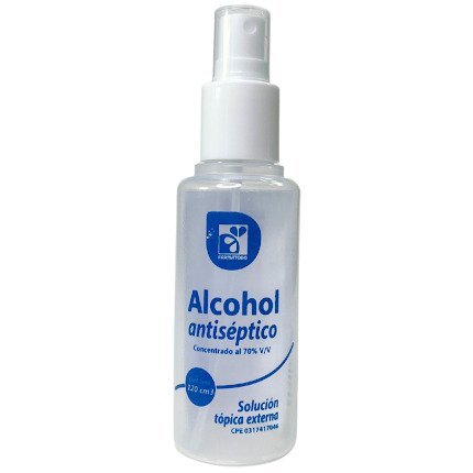 Alcohol Antiséptico Farmatodo Spray 120Ml