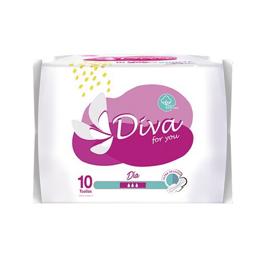 Toalla Sanitaria Diva Delgada Día x 10 und